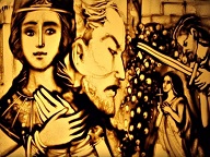 Известная песочный аниматор создала фильм о Святой Варваре (видео)