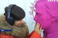 У Києві презентували скульптури видатних українців для незрячих