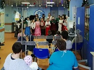 Рождественский концерт в детском онкологическом отделении