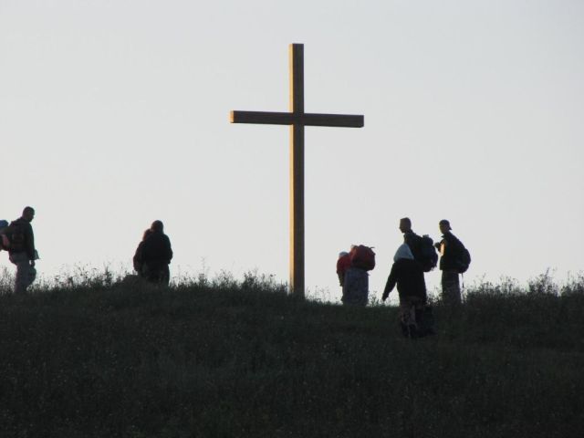 Крестный ход с Камянец-Подольского в Почаев