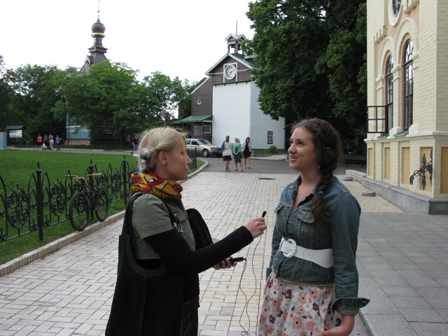 Интервью во время молодёжки 2012.05.31