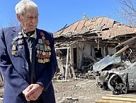 97-річний ветеран Другої світової війни втратив будинок після обстрілу російських військ
