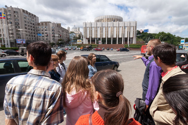 Экскурсия по Киеву 16-го июня 2012 года